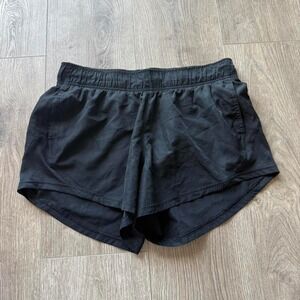 Athletic Works Black Running Shorts Athletic Gym Activewear Size M 8–10